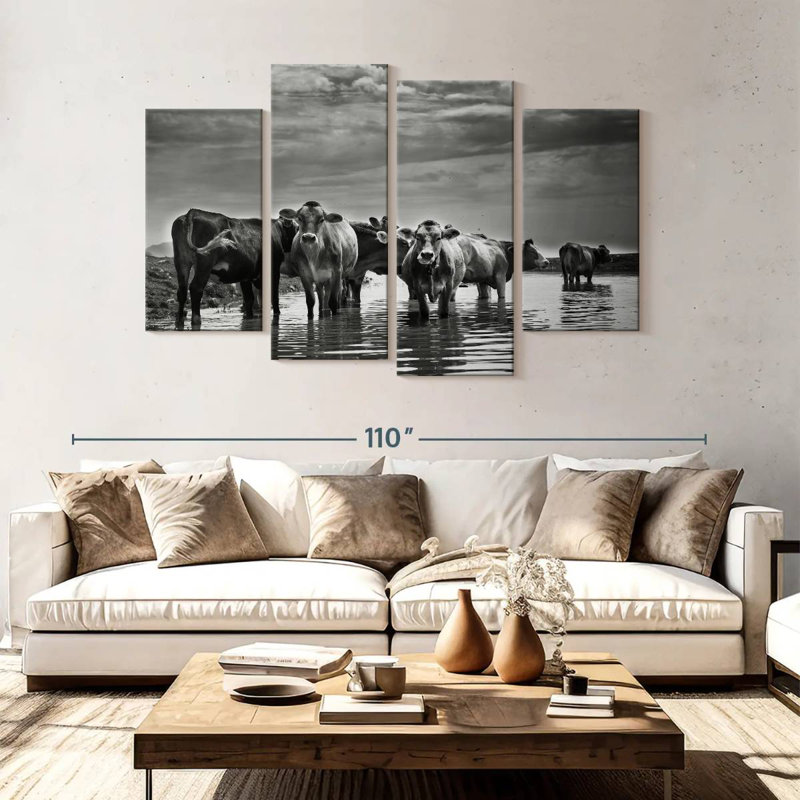 Brampt In The River, 54" H x 84" W