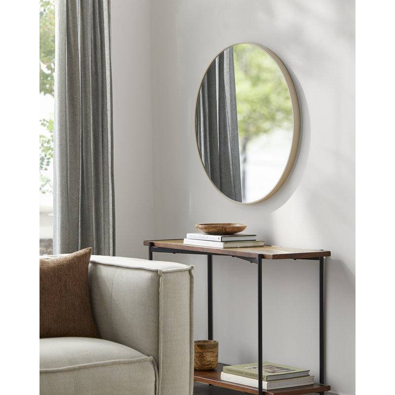 Miroir d'appoint Parth, Brun