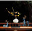 Ornement en forme de vase cerf