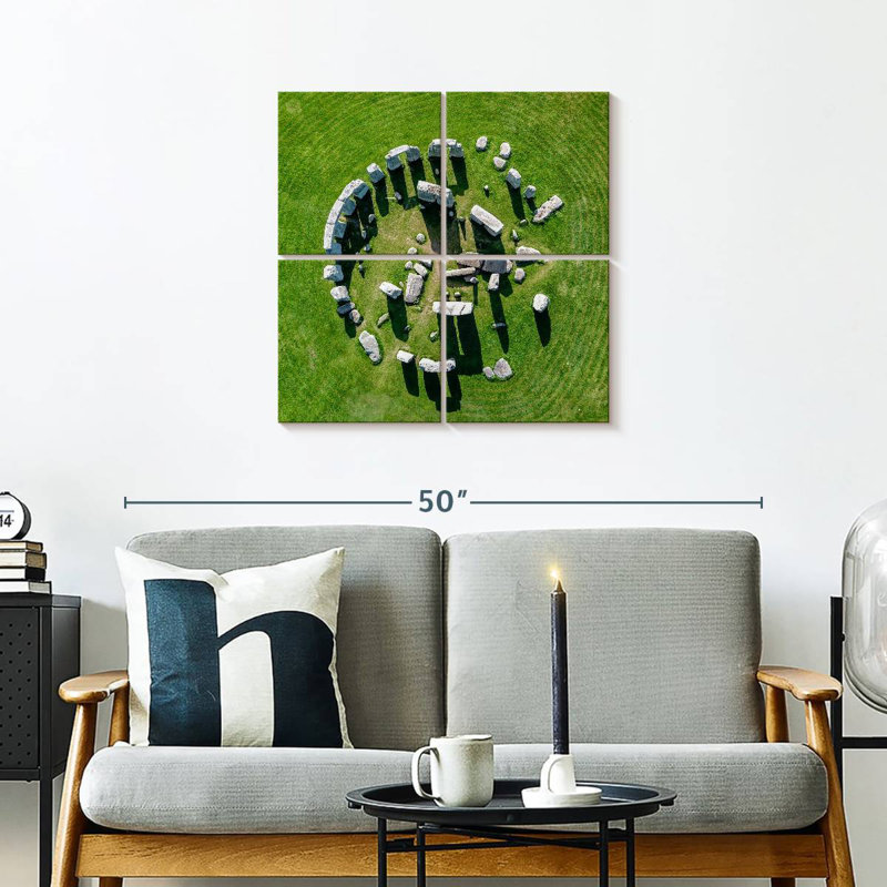 Nicci Stonehenge From Above, 26" H x 26" W