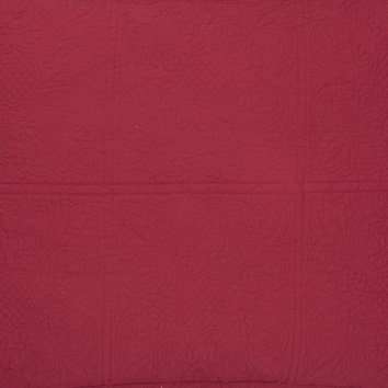 Natural Home Cotton Shams, Euro, Red