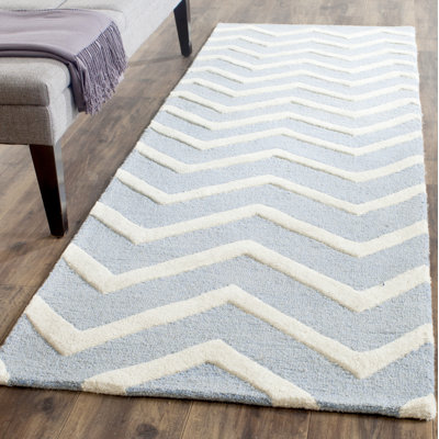 Waltham Chevron Wool Hand Woven Area Rug