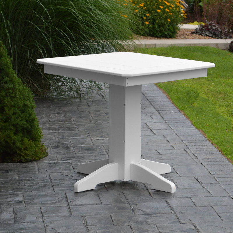 Table de salle à manger Nettie, Blanc, L 44 po x l 44 po