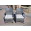 Chaise de patio avec coussins Momoyo Two