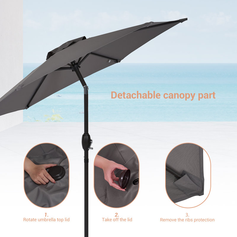 Parasol 90 po Doreon, Gris