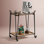 ClickDecor Cooper 31.72'' H Bar Cart for Kitchen and Living Room, Black