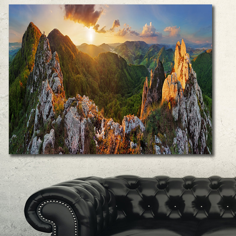 " Panorama Mountains Slovakia ", 30" H x 40" W x 1" D
