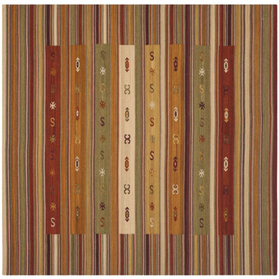 Tapis en laine tissé à la main Bennett Southwestern