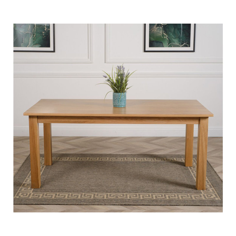 Anchelin Oak Solid Wood Dining Table