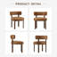 Chaise d'appoint rembourrée en similicuir-1180186959