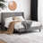 Toderick Upholstered Platform Bed with Deluxe Wingback and Linen Blend-1396361527-1396361530