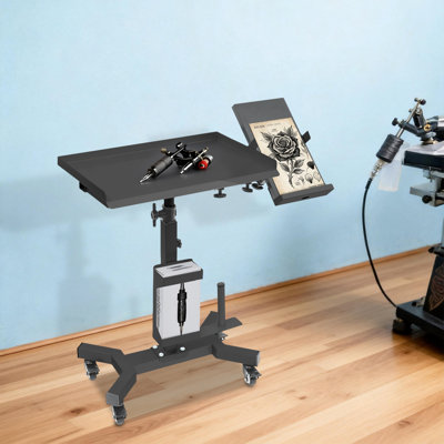 Chariot-plateau avec station de table rotative