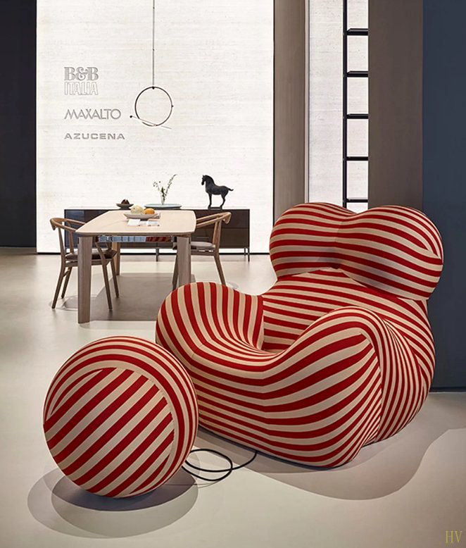 Fauteuil, Rouge