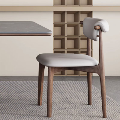 Gray sintered stone dining table set