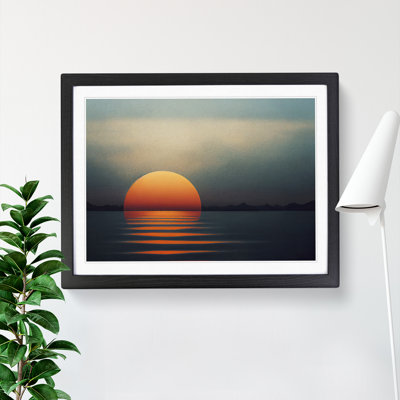 Cosmopolitan Seascape At Sunset - Framed Print