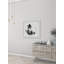 Black Palm Leaves - Single Picture Frame Print-767012813