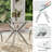 35.4" Round Stainless Steel And Glass Dining Table Set For 2–4 People, Modern Luxury Kitchen Table With Metal Legs And Sturdy Bouclé Chairs, Comfortable And Stylish Dining Furniture For Small Spaces-100304353-100304352-100304412