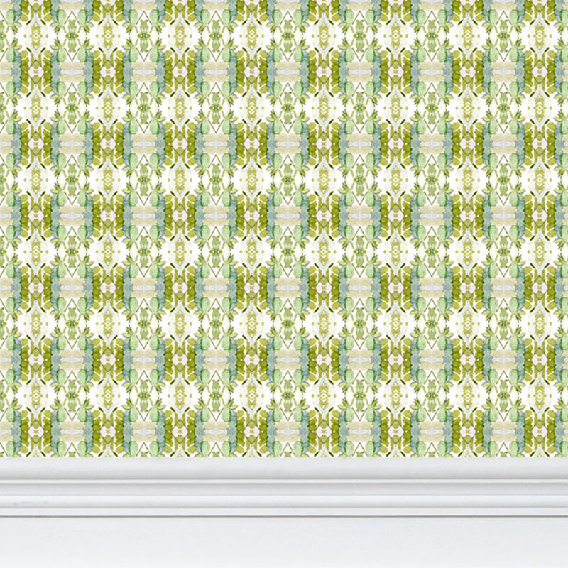 Wildflowers II Wallpaper, Cellulose/Polyester