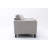 57" Light Gray Woven Loveseat