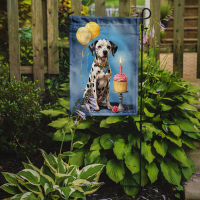 Drapeau de jardin «Happy Birthday»