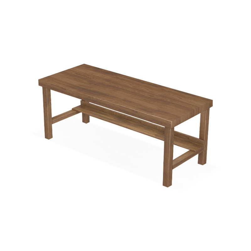 Dark Walnut Rectangular Solid Wood desks, 29.53" H x 62.99" W x 23.62" D