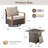 Drazen 4 - Person Patio Furniture Set With Fire Pit Table, All-Weather Wicker Outdoor Conversation Set With Chair And Thick Cushions-1560490882-1560490881
