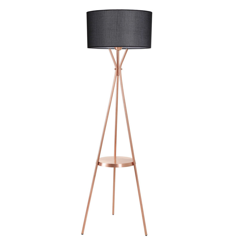 Lampe trépied 62 po Horgan, Noir