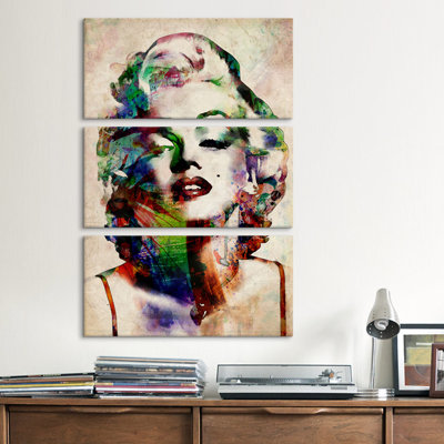 « aquarelle marilyn monroe », impression sur toile
