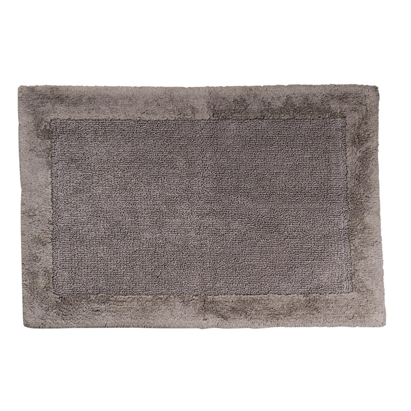Amelie Square Bath Rug, Brown, 70cm W x 120cm L