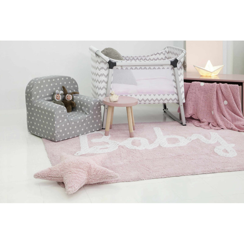 Stars Novelty Pillow Cover & Insert, Pink