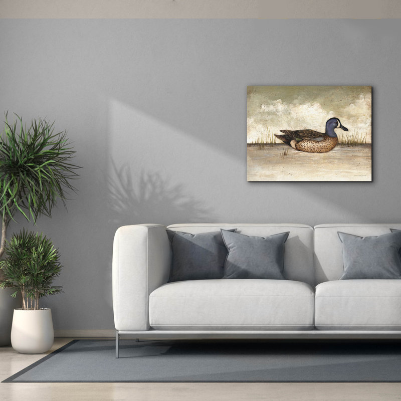 «August Blue» par August Carter, H 26 po x l 34 po x P 1,5 po
