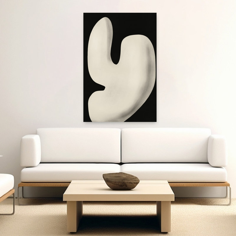Dashiell Contemporary Art Abstract Modern Retro Cactus Landscape Nature Wall Art - Wrapped Canvas Print