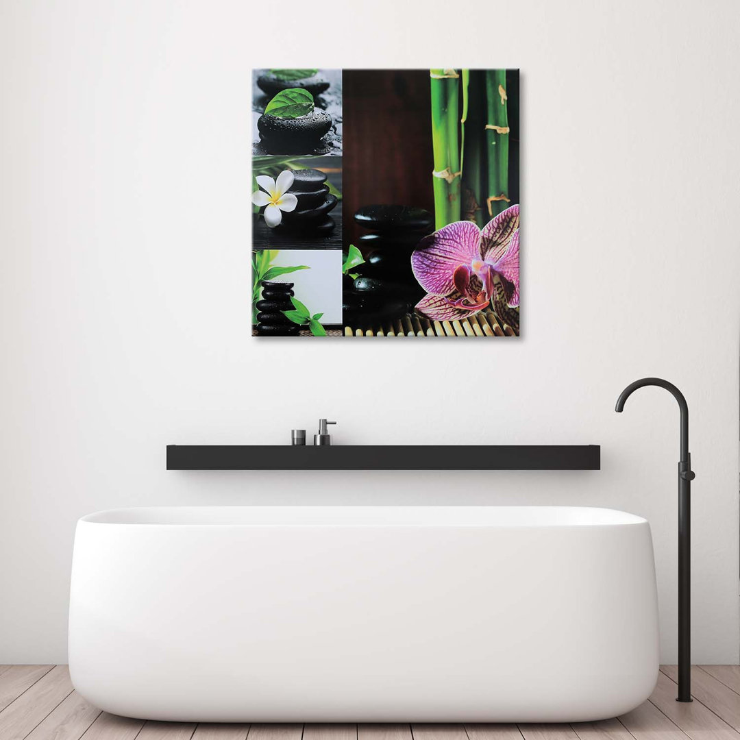 Leinwandbild Zen Spa Orchid Bamboo