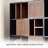 Creative Solid Wood Storage Cabinet Bookcase