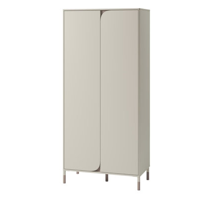 Nakala 2 Door Manufactured Wood Wardrobe