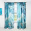 Panneau de rideau simple semi-diaphane avec passe-tringle Art I-75461390