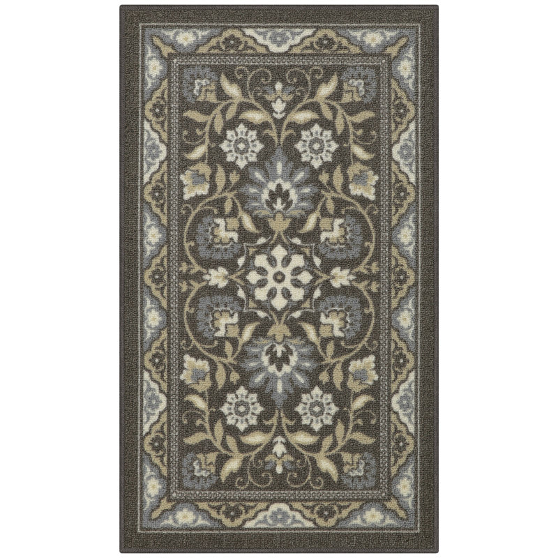 Tapis gris / brun Albia, Rectangle 5 pi x 7 pi