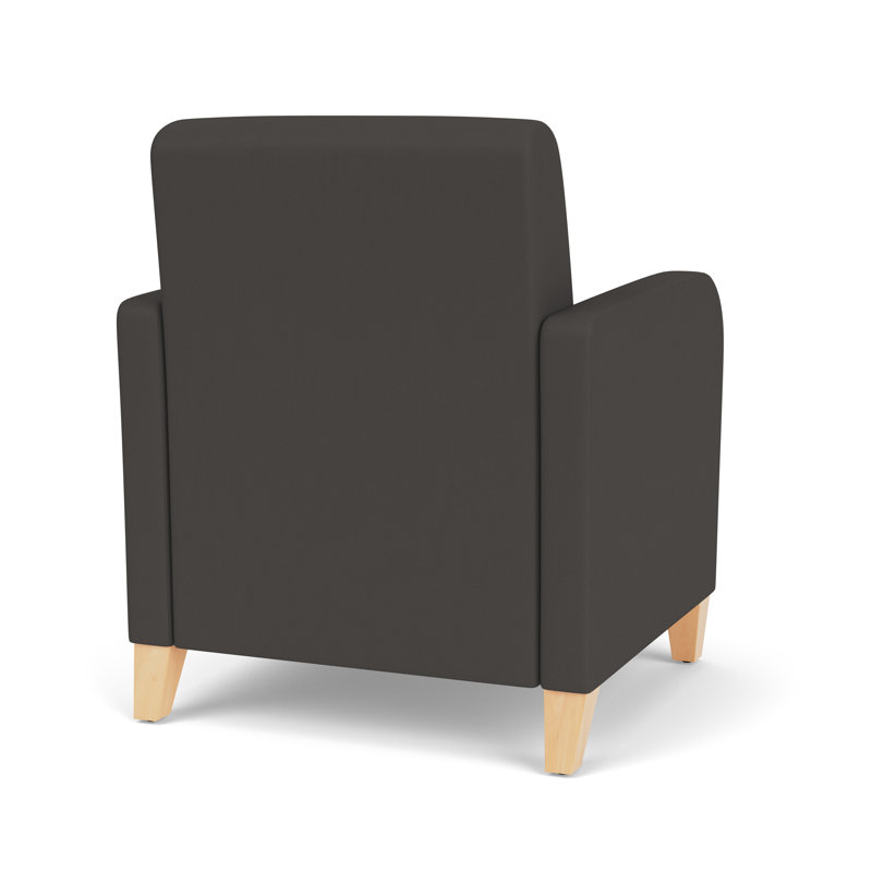 Chaise d'invité de réception Siena, Natural, Patriot Plus Charcoal