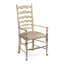 Country Farmhouse Solid Wood Armchair