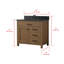 Ensemble de meuble-lavabo simple 36 po Ajiya-925042704-925042707