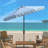 Polyester Auto Tilt Outdoor Umbrella