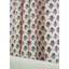 Rideau en lin vert à motif floral imprimé à la main à motif de blocs d'anneaux décoratifs Gendapushp-1432804035
