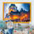 Impression dorée sur toile encadrée