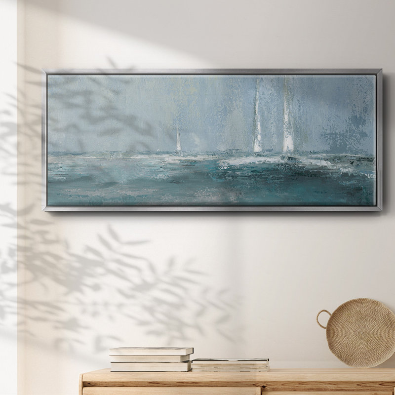 Headed Out- Framed Canvas, 20" H x 50" W