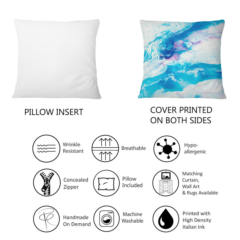 Coussin Blue Wave