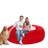 7ft Pre-filled Memory Foam Bean Bag Chair-276360946-275931867