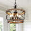  Lustre tambour en bois massif à 5 lumières Reback avec détails en métal-1437944089-1467987811-1422312813