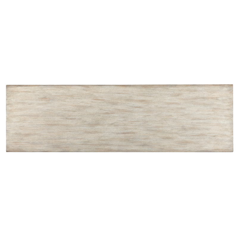 Pikaso Blue and White Oak Veneer Credenza