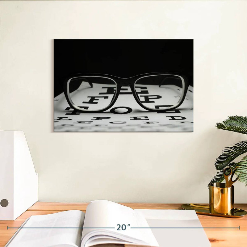 Alcaraz Eyeglass Vision, 8" H x 12" W