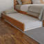Lit plateforme en bois massif Asparas avec pied de lit et lit gigogne-631275359-645752984